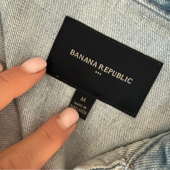 Banana Republic Light Blue Jean Jacket - Picture 3 of 5